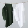 Cotton T Shirt Men Summer Comfortable Round Neck Casual Short Sleeve